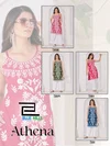 Athena By Blue Hills Rayon Embroidery Ladies Kurti Wholesale Market In Surat